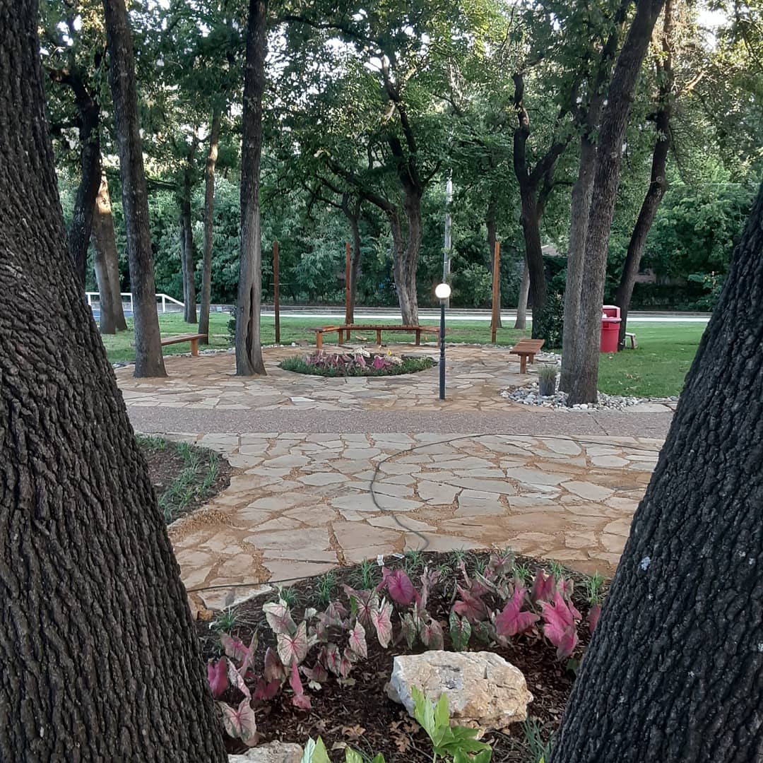 Stone pathway